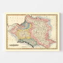Vintage Map of Poland 1823