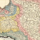 Vintage Map of Poland 1823