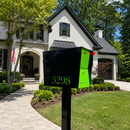 UpTown Box Locking Package Dropbox  in TEXTURED MATT  BLACK - Modern Mailbox