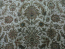 6' X 9' Vintage Handmade India Top Quality Jaipur Floral Oriental Tea Wash Nice