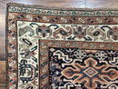 Antique Persian Tribal Runner Rug 4.6 x 9.8, Kurdish Runner, Rug for Hallway or Kitchen, 1920s Carpet, Wool Handmade Rug
