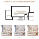 Luxury Cloud Chenille Modular U Shaped Sectional Sofa with Ottomans, Deep Seat, No Assembly Required, 3 Colors, 110*72'