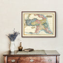 Vintage Map of Turkey 1823