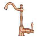 One-Handle Copper Widespread Kitchen Bar Faucet