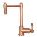 One-Handle Antique Copper Widespread Kitchen Bar/Prep Faucet - AK96118P2-AC