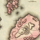 Vintage Map of Nevis, 1823