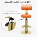 Modern Adjustable Counter Height Bar Stools with Back