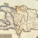Vintage Map of Haiti, 1823