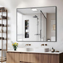 36x40 Black Wall Mirror With Horizontal Or Vertical Mount
