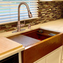 Pull Out Kitchen Faucet with Deck Plate, Single Level Solid Brass Kitchen Sink Faucets with Pull Down Sprayer-AK96418-D-AC