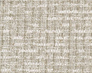 Beige Chenille Upholstered Ottoman With Cushioned Comfort