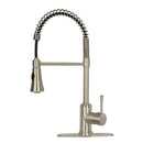 One-Handle Pre-Rinse Spring Copper Kitchen Faucet