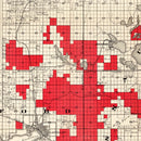 Vintage Map of Cadillac Tract, 1900