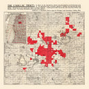 Vintage Map of Cadillac Tract, 1900