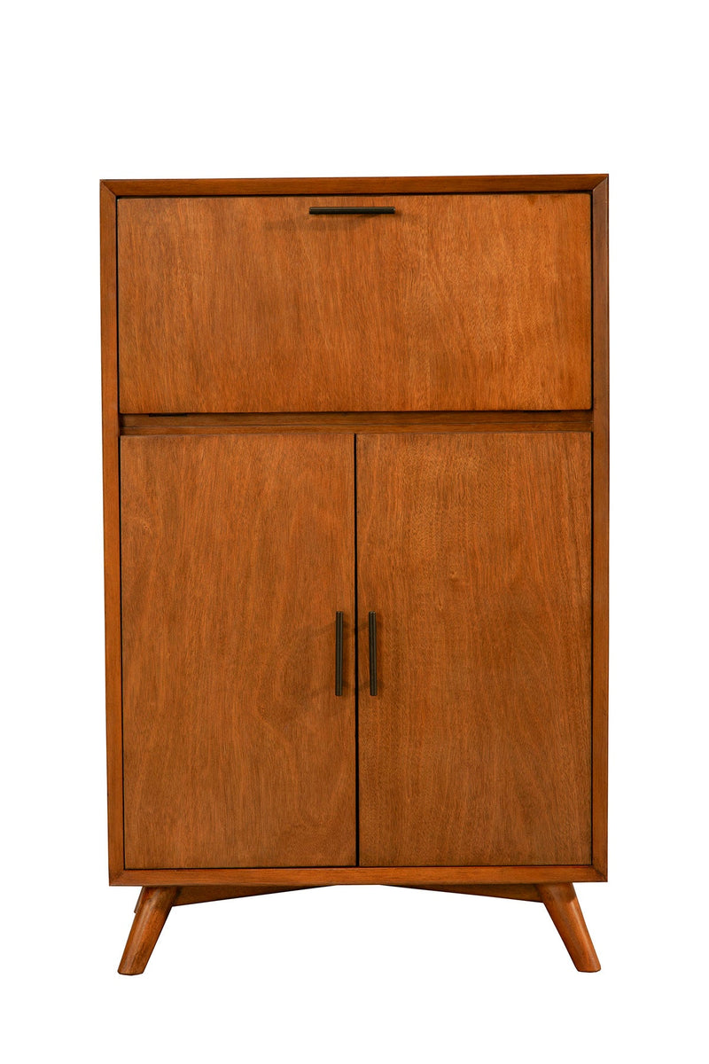 Flynn Large Bar Cabinet, Cherry Acorn