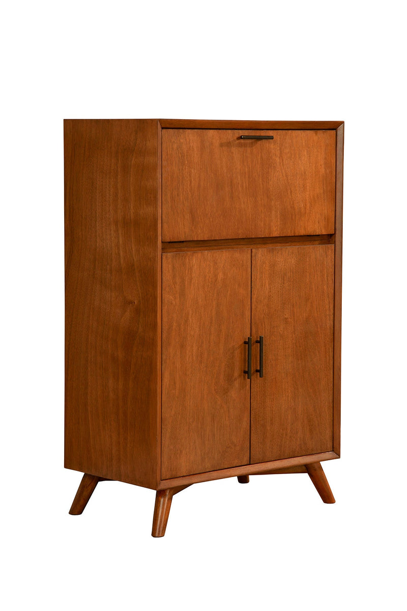 Flynn Large Bar Cabinet, Cherry Acorn