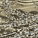 Vintage Map of Hamburg, Pennsylvania 1889