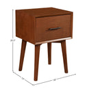 Flynn End Table, Warm Chestnut