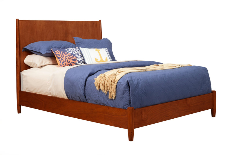 Flynn Panel Bed, Cherry Acorn