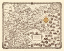 Vintage Map of Germany 1935