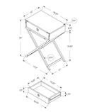 Accent Side Table, Storage Drawer, Stylish Design Contemporary & Modern