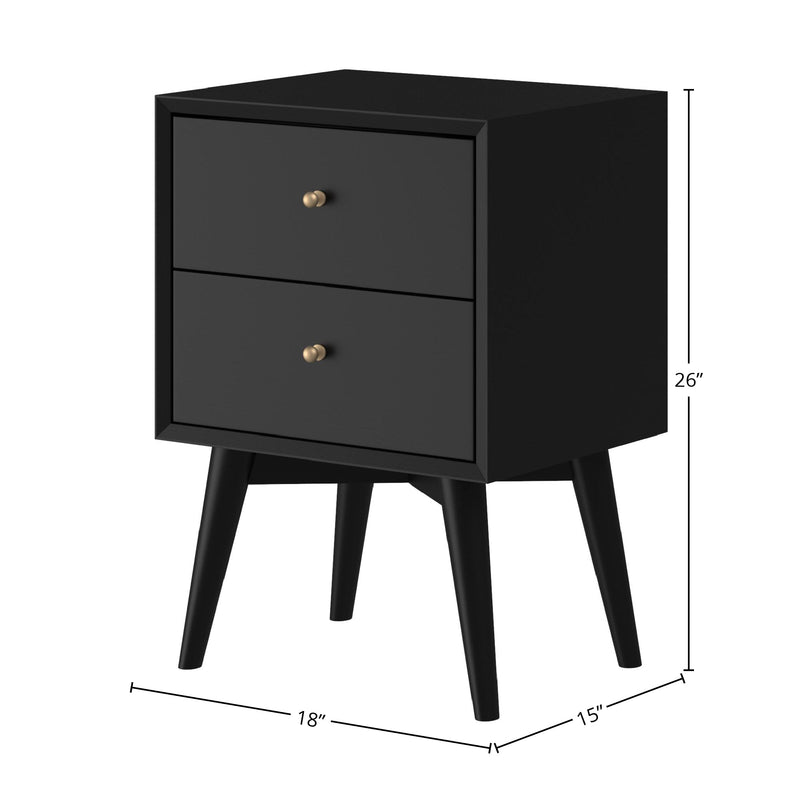 Flynn Nightstand, Black