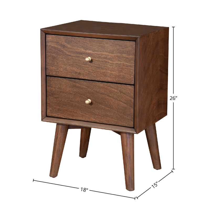 Flynn Nightstand, Walnut