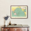 Vintage Map of Pacific Ocean, 1922