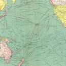Vintage Map of Pacific Ocean, 1922