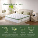 Queen 12 Inch Orthopedic Support Memory Foam Mattress