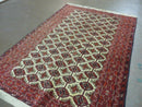 4' X 6' Handmade Finely Knotted Pakistan Turkoman Bokhara Wool Rug Nice
