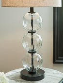 Airbal - Glass Table Lamp (Set of 2) - Clear / Black