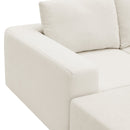 Luxury Cloud Chenille Modular U Shaped Sectional Sofa with Ottomans, Deep Seat, No Assembly Required, 3 Colors, 110*72'