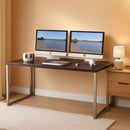 55-Inch Espresso Computer Desk For Office 24-Inch Depth