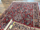 Karastan Rug 5.9 x 9 Red Sarouk