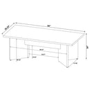 Jamestown 84-inch Composite Wood Dining Table Mango