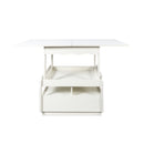 3 in 1 deformed Coffee Tables with Storage Cabinet for Living Room, Coffee Table with  for Dining Room