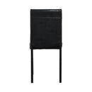 Metal Frame Dining Seats (Set of 4) - Black