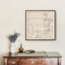 Vintage Map of Glenn County, California 1935
