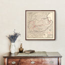 Vintage Map of Eldorado County, California 1935