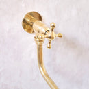 Unlacquered solid brass , Pot Filler , wall mounted Brass single Handle Faucet
