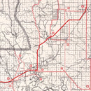 Vintage Map of Solano County, California 1935