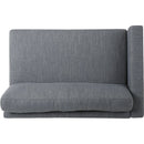 Comfy 3-Seat Sofa with Wooden Legs, Modern Style for Living Room and Study