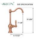 One-Handle Copper Drinking Water Filter Faucet Water Purifier Faucet