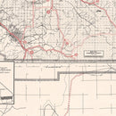 Vintage Map of Riverside County, California 1935