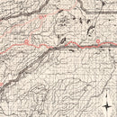 Vintage Map of Nevada County, California 1935