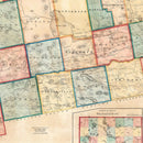 Vintage Map of Piscataquis County, Maine 1858