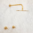 Wall Mounted Shower System, Antique Finish,