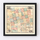 Vintage Map of Piscataquis County, Maine 1858