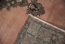 5x8 Vintage Distressed Oushak Carpet